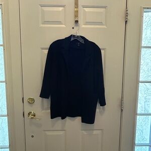 J. Crew Women's Classic Black Wool Sweater